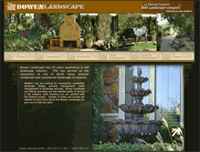 Tablet Screenshot of bowenlandscape.com